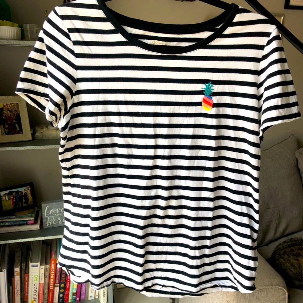 Striped Pineapple T Shirt